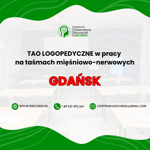 dr Gabriela Dragun szkolenia Gdańsk TAO TAŚMY nerowowo-mięśniowe